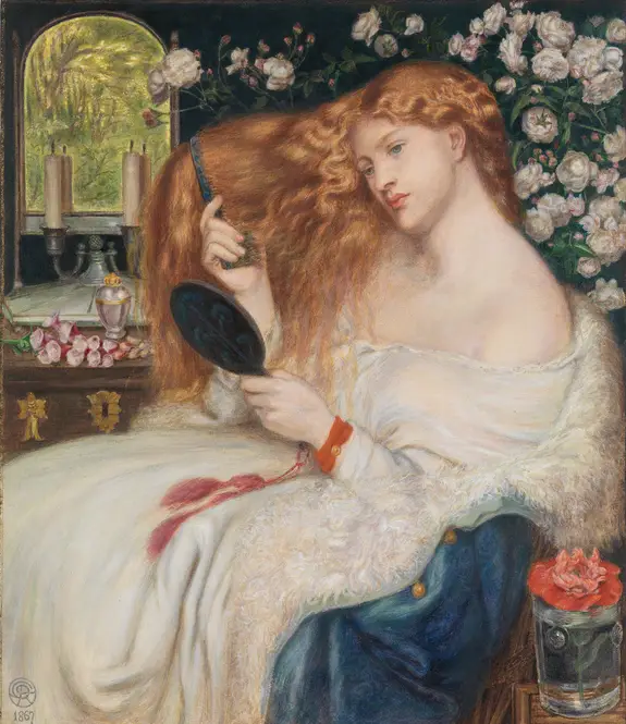 Lady Lilith (1867) by Dante Gabriel Rossetti